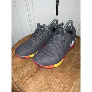 NOBULL Lightning Trainer Unisex Sneakers Gray‎ Rainbow Men's 6 / Women's 7.5